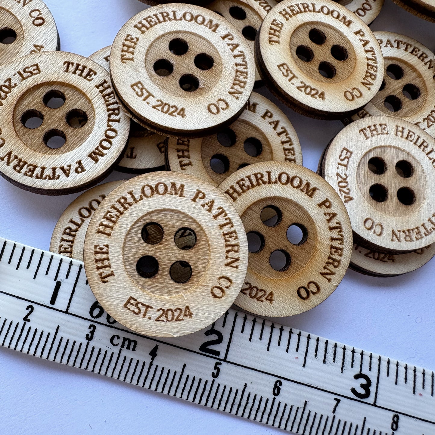 Personalised Wooden Buttons