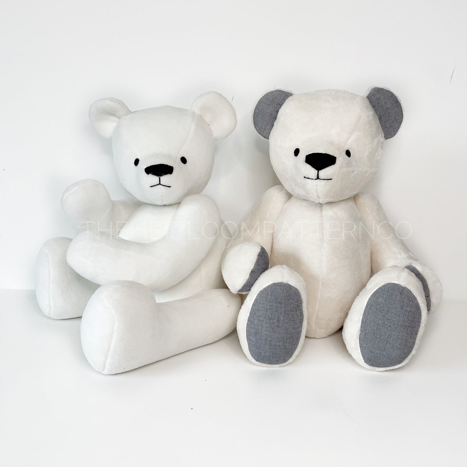 Barnaby & Bertie Memory Bear Patterns The Heirloom Pattern Co