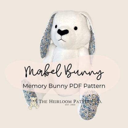 PDF image for digital memory bunny pattern