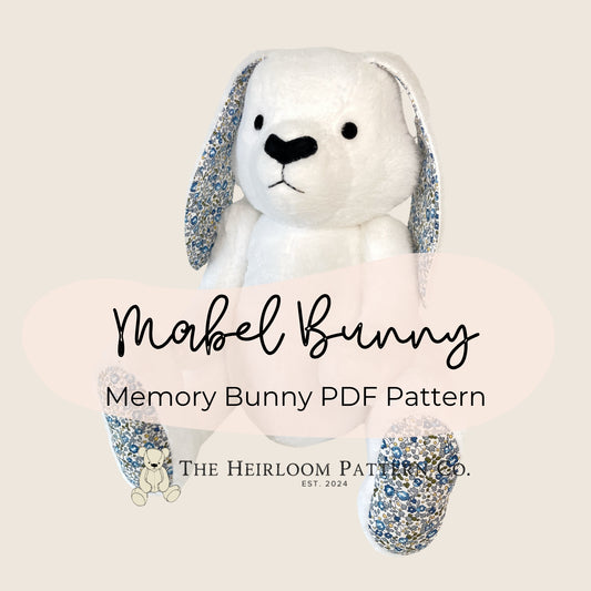 PDF image for digital memory bunny pattern