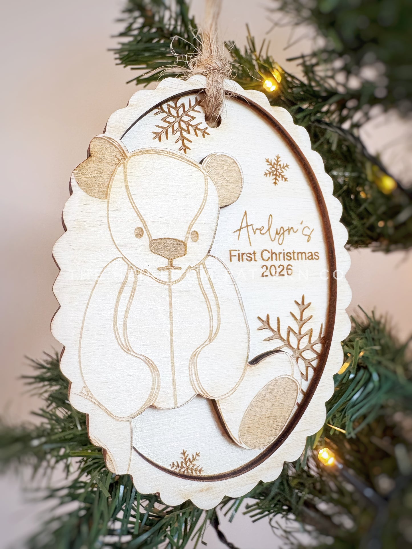 Personalised Baby's First Christmas Ornament