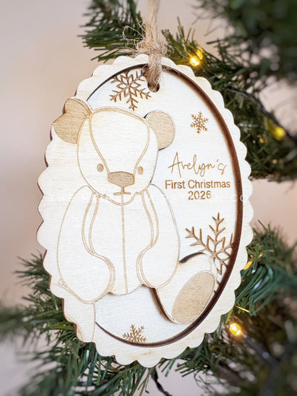 Personalised Baby's First Christmas Ornament