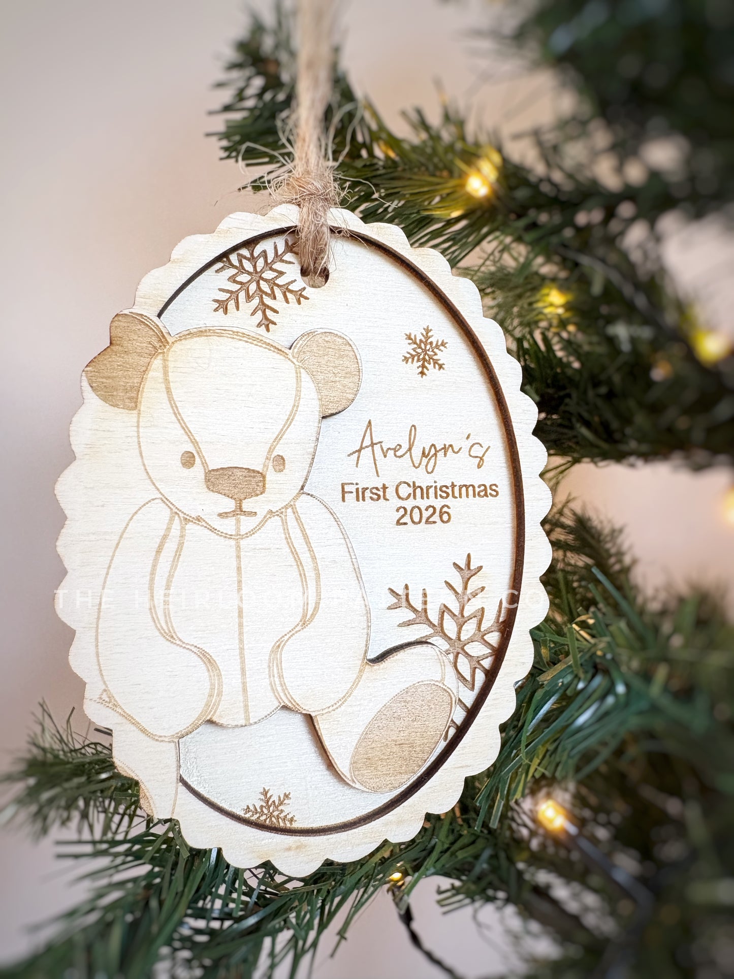 Personalised Baby's First Christmas Ornament
