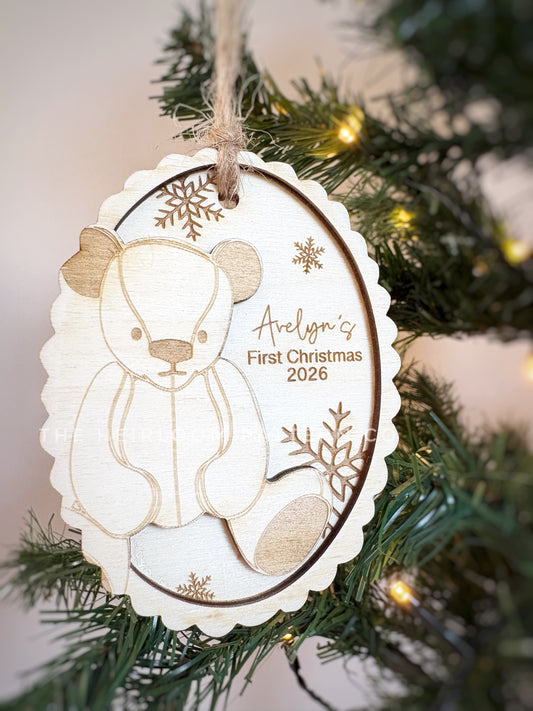 Personalised Baby's First Christmas Ornament