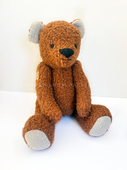 Edward Memory Bear Sewing Pattern - PDF