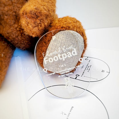 Edward Bear Acrylic Pattern Template
