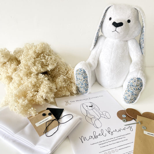 Full kit for mabel memory bear bunny pattern