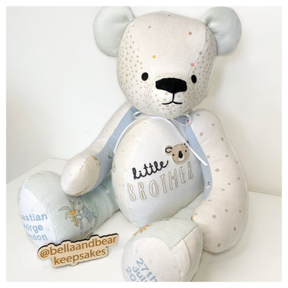 Memory Barnaby memory bear pattern